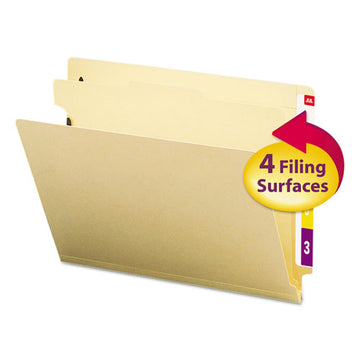 Smead® Manila End Tab Classification Folders, 1 Divider, Letter Size, Manila, 10-box freeshipping - TVN Wholesale